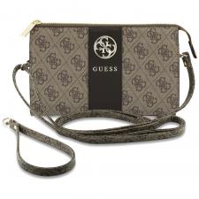 Geanta universala Guess 4G Round 4G Classic Logos Stripe, Maro