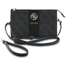 Geanta universala Guess 4G Round 4G Classic Logos Stripe, Negru
