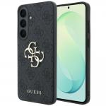 Husa Guess Leather 4G Metal Logo compatibila cu Samsung Galaxy S26 FE, Negru 4 - lerato.ro