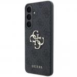 Husa Guess Leather 4G Metal Logo compatibila cu Samsung Galaxy S26 FE, Negru 3 - lerato.ro