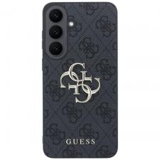 Huse si carcase Samsung Galaxy S26 FE, Husa Guess Leather 4G Metal Logo compatibila cu Samsung Galaxy S26 FE, Negru, lerato.ro