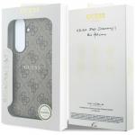Husa Guess Embossed 4G Ring Classic Logo cu MagSafe compatibila cu Samsung Galaxy S26 FE, Maro 9 - lerato.ro