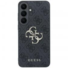 Huse si carcase Samsung Galaxy S26 FE, Husa Guess Embossed 4G Ring Classic Logo cu MagSafe compatibila cu Samsung Galaxy S26 FE, Negru, lerato.ro