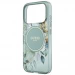 Husa Guess IML Flowers Pearl Strap cu MagSafe compatibila cu iPhone 18 Pro Max / 17 Pro Max, Verde 6 - lerato.ro