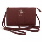 Geanta universala Guess Peony 4G Classic Logos Stripe, Burgundy 2 - lerato.ro