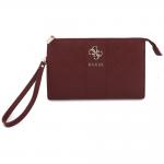 Geanta universala Guess Peony 4G Classic Logos Stripe, Burgundy 3 - lerato.ro