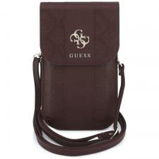 Geanta universala Guess Peony 4G Classic Logos Stripe, Burgundy