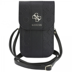Geanta universala Guess Peony 4G Classic Logos Stripe Crossbody, Negru 2 - lerato.ro