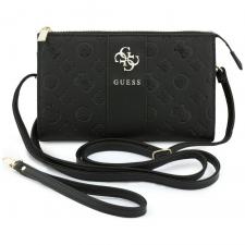 Geanta universala Guess Peony 4G Classic Logos Stripe, Negru