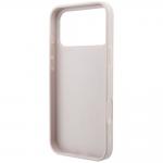 Husa Guess Embossed 4G Ring Classic cu MagSafe compatibila cu iPhone 18 Pro / 17 Pro, Roz 8 - lerato.ro