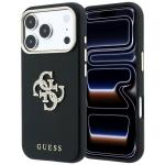 Husa Guess Smooth Big Strass Logo and Strap compatibila cu iPhone 18 Pro Max / 17 Pro Max, Negru 3 - lerato.ro