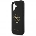 Carcasa Guess Grained Big 4G & Classic Logo compatibila cu iPhone 17, Negru 7 - lerato.ro