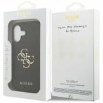 Carcasa Guess Grained Big 4G & Classic Logo compatibila cu iPhone 17, Negru 9 - lerato.ro