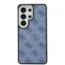 Carcasa Guess 4G Embossed Ring cu MagSafe compatibila cu Samsung Galaxy S26 Ultra, Albastru