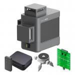 Nivela laser HOTO QWFGJ002, Raza actiune laser 3 x 360 grade, Acoperire totala 30m, 5200mAh, Gri 3 - lerato.ro