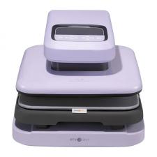 Presa imprimare termica HTVRONT Auto 2 Digit, Presiune 80kg, Temperatura maxima 210 grade, Inaltime maxima de lucru 4.5cm, Violet