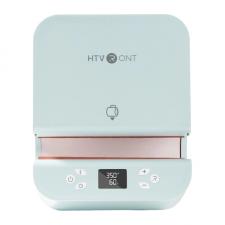 Presa imprimare termica HTVRONT HPT01 Auto, Interval temperatura 100-200 grade, Diametru maxim 8.1cm, Light Blue