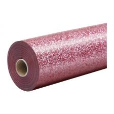 Folie de transfer termic cu sclipici HTVRONT, 90 cm x 30.5 cm, Flexibila, Durabila, Usor de aplicat, Roz