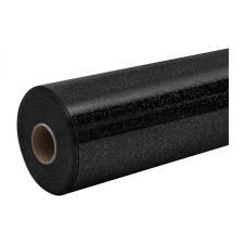 Folie de transfer termic cu sclipici HTVRONT, 90 cm x 30.5 cm, Flexibila, Durabila, Usor de aplicat, Negru