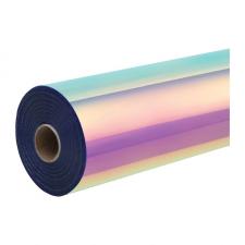 Folie holografica autoadeziva HTVRONT, 90 cm x 30.5 cm, Flexibila, Durabila, Usor de aplicat, Roz
