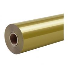 Folie autoadeziva lucioasa HTVRONT, 180 cm x 30.5 cm, Flexibila, Durabila, Usor de aplicat, Gold