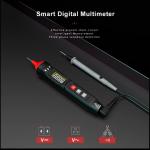 Aparat de masura digital Habotest HT121, Multimetru Universal, Rezistente, Capacitati, Frecvente, Diode, True RMS, NCV, Lanterna LED, Functii smart, Negru 11 - lerato.ro