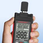 Sonometru Habotest HT602B, Masoara intensitatea sunetului, temperatura si umiditatea, USB, Afisaj LCD, Negru 3 - lerato.ro