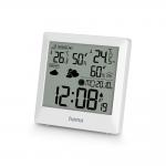 Statie meteo Hama Palawan, Prognoza meteo, Termometru, Higrometru, Alarma, Ceas, Calendar, Alb 3 - lerato.ro