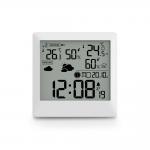 Statie meteo Hama Palawan, Prognoza meteo, Termometru, Higrometru, Alarma, Ceas, Calendar, Alb 2 - lerato.ro