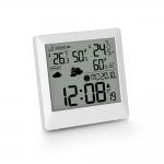 Statie meteo Hama Palawan, Prognoza meteo, Termometru, Higrometru, Alarma, Ceas, Calendar, Alb 4 - lerato.ro