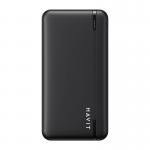 Baterie externa portabila Havit PB90 10000 mAh, 2x USB, 1x USB-C, 1x MicroUSB, Indicator luminos, Negru 2 - lerato.ro