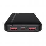 Baterie externa portabila Havit PB90 10000 mAh, 2x USB, 1x USB-C, 1x MicroUSB, Indicator luminos, Negru 8 - lerato.ro