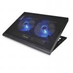Suport cooler laptop F2050 Havit compatibil pana la 17 inch, iluminat LED, reglabil pe inaltime, 2 ventilatoare, Negru 2 - lerato.ro