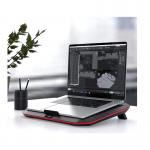 Cooler laptop Havit HV-F2069, compatibil pana la 17", numar ventilatoare: 4, 1.200 rpm, USB, iluminare LED albastru, portabil, negru