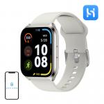 Ceas smartwatch Haylou LS02 Pro, Curea din silicon, Display 1.85 inch, Autonomie 10 zile, 250 mAh, Bluetooth 5.0, Silver 3 - lerato.ro