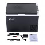 Frigider auto portabil Hcalory D40 Plus, 40l, Compresor, Consum 50W, Dual Zone, Compatibil Bluetooth, Negru 5 - lerato.ro