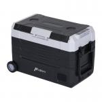 Frigider auto portabil Hcalory D55M Plus, 55l, Compresor, Consum 50W, Dual Zone, Compatibil Bluetooth, Negru 2 - lerato.ro