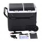 Frigider auto portabil Hcalory P50M Plus, 50l, Compresor, Consum 50W, Dual Zone, Compatibil Bluetooth, Negru 7 - lerato.ro