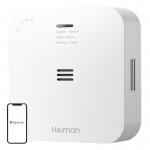 Detector monoxid de carbon Heiman HM-720ES-W Interlinked, 85dB, Wi-Fi, App, Alb 2 - lerato.ro