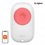 Buton de alarma smart Heiman HS1EB, Raza wireless 100m, ZigBee 3.0, Tuya, Alb 7 - lerato.ro
