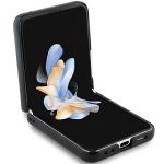 Carcasa piele Logo metalic Hello Kitty compatibila cu Samsung Galaxy Z Flip 5, Negru 5 - lerato.ro