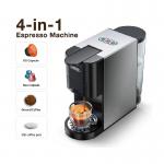 Espressor cu capsule 4in1 HiBREW H3A, 19 bar, 1450W, 1000ml, Compatibil cu capsule Nespresso, Dolce Gusto si cafea macinata, Negru/Gri 5 - lerato.ro