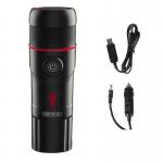 Espressor portabil HiBREW H4-Basic 3 in 1, 15 bar, 80W, 60ml, Alimentare: Cablu USB, Incarcator auto, Compatibil cu capsule Nespresso, Dolce Gusto si cafea macinata, Negru 3 - lerato.ro
