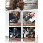 Espressor portabil HiBREW H4A-Premium 3 in 1 cu geanta de transport, 15 bar, 80W, 60ml, Alimentare: Cablu USB, Incarcator auto si retea, Compatibil cu capsule Nespresso, Dolce Gusto si cafea macinata, Negru 7 - lerato.ro