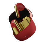 Casti bluetooth wireless TWS HiFuture Chromebuds, Bluetooth 5.4, Pana la 6 ore autonomie casti, 30 de ore autonomie combinat, IPX 5, Ultra Bass, ENC, Red 4 - lerato.ro