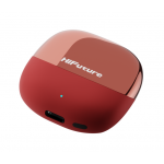 Casti bluetooth wireless TWS HiFuture Chromebuds, Bluetooth 5.4, Pana la 6 ore autonomie casti, 30 de ore autonomie combinat, IPX 5, Ultra Bass, ENC, Red 3 - lerato.ro