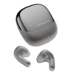 Casti bluetooth wireless TWS HiFuture Chromebuds, Bluetooth 5.4, Pana la 6 ore autonomie casti, 30 de ore autonomie combinat, IPX 5, Ultra Bass, ENC, Silver 2 - lerato.ro