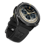 Ceas smartwatch HiFuture Active, 480 mAh, Display 1.43 inch, Bluetooth 5.3, Negru / Galben 7 - lerato.ro