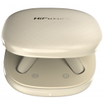 Casti bluetooth wireless HiFuture Sonic Core, TWS, ANC, Anulare activa a zgomotului, Apeluri clare cu 4 Microfoane, Bluetooth 5.4, Baterie 30h, Latte 3 - lerato.ro