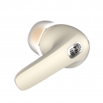 Casti bluetooth wireless HiFuture Sonic Core, TWS, ANC, Anulare activa a zgomotului, Apeluri clare cu 4 Microfoane, Bluetooth 5.4, Baterie 30h, Latte 8 - lerato.ro